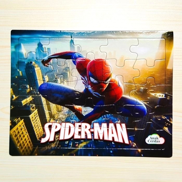 Puzzle / Puzle / Pazel SPIDERMAN uk Besar Mainan anak [Alida]