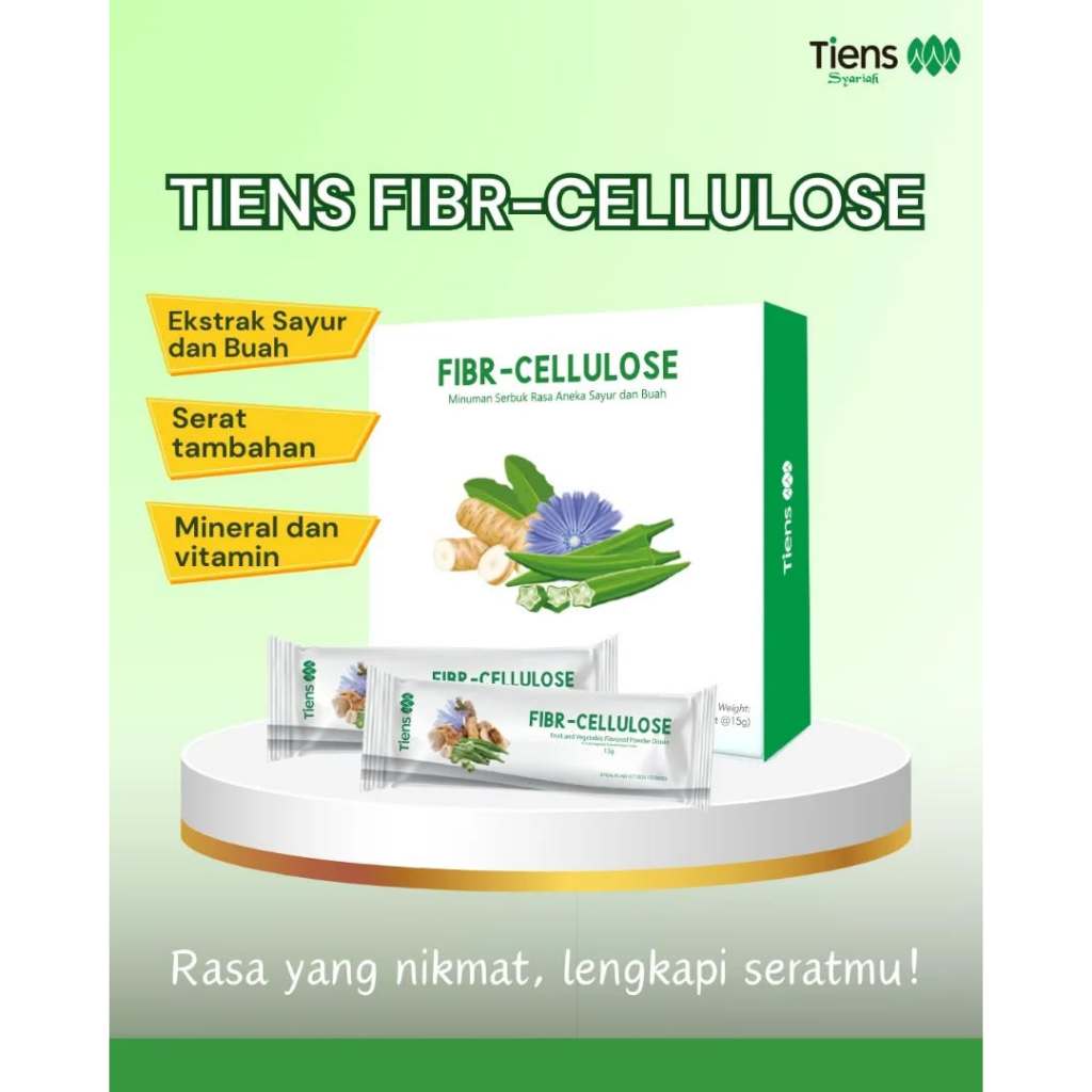 

Tiens Fibr-Cellulose Minuman Serbuk Rasa Aneka Sayur dan Buah