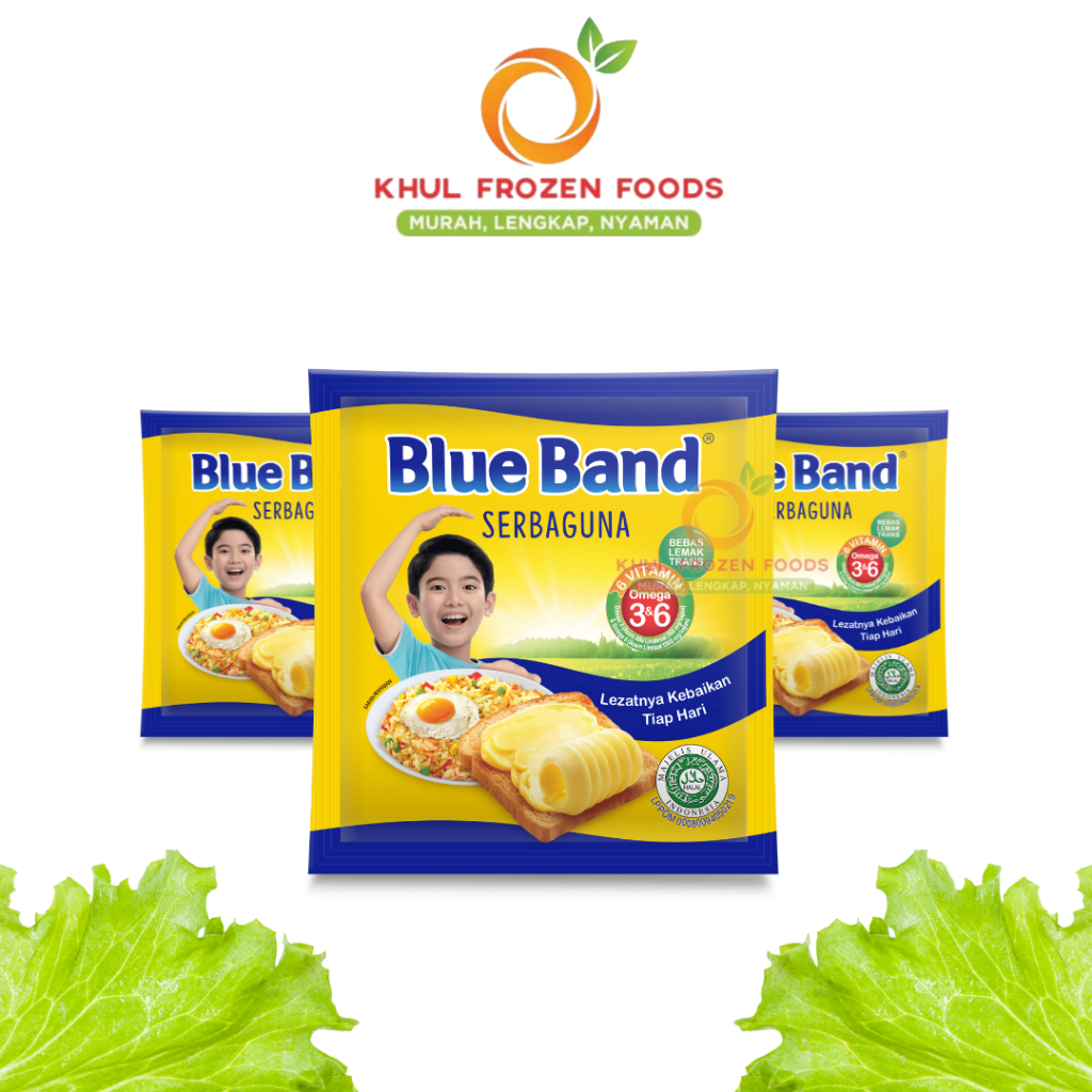 

Blue Band Serbaguna Sachet 200 Gr/ BLUE BAND / Mentega serbaguna