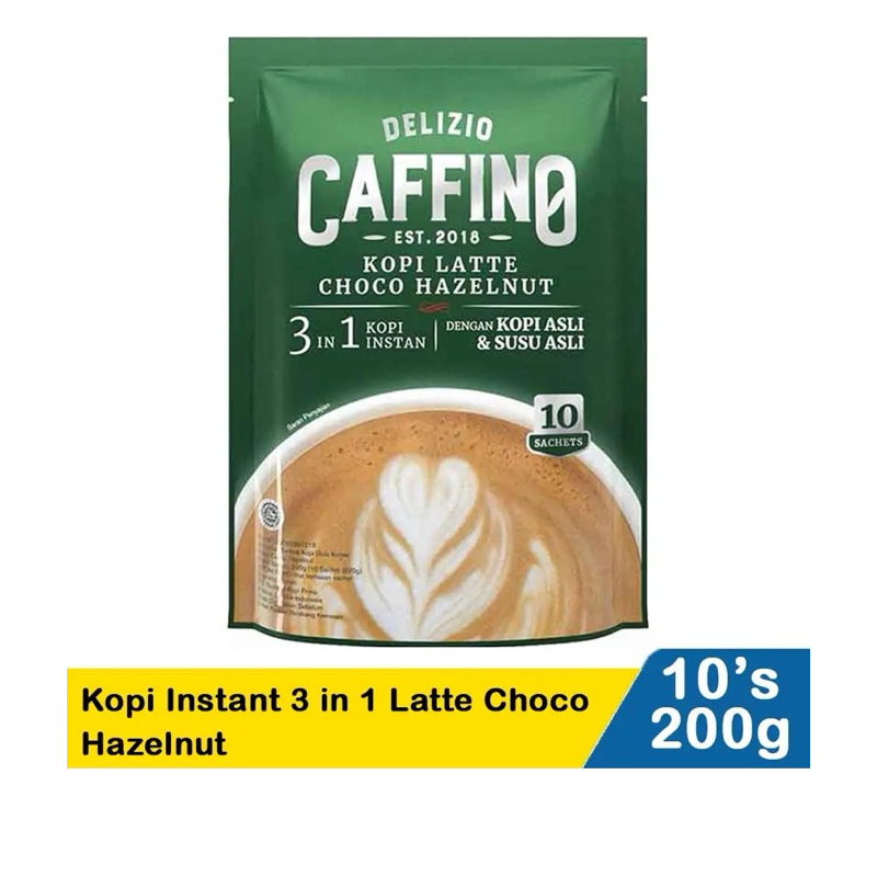 

Caffino 3 in 1 latte choco hazelnut isi 10 pcs