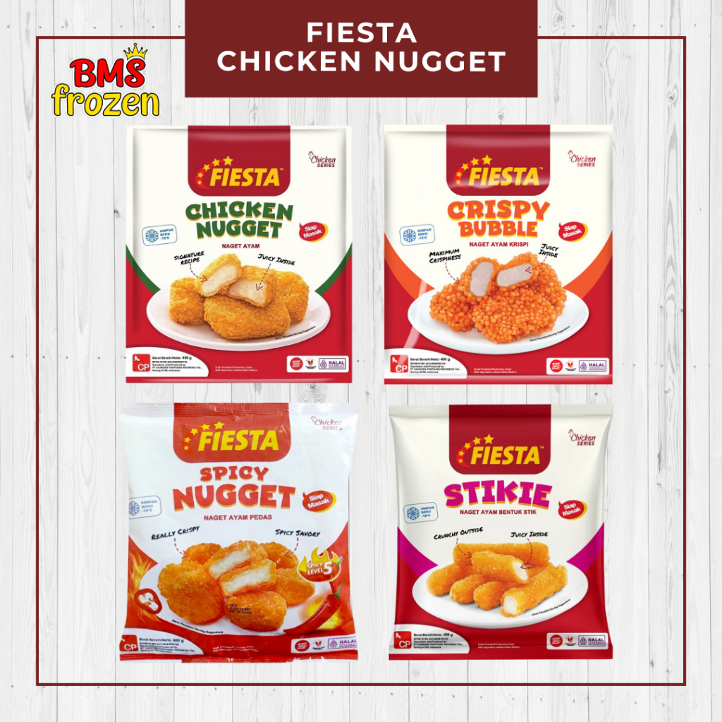 

BMS Frozen Food | Fiesta Chicken Nugget - Fiesta Crispy Bubble