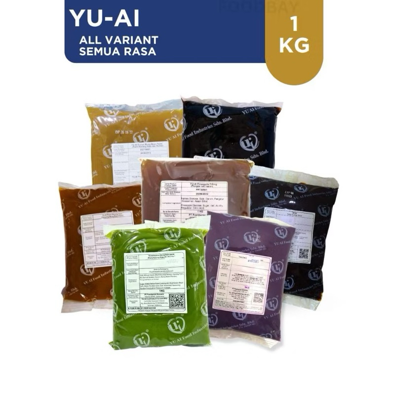 

YU-AI Pasta Kacang Hijau / Kacang Hijau Durian / Kacang Hijau Pandan 1 Kg