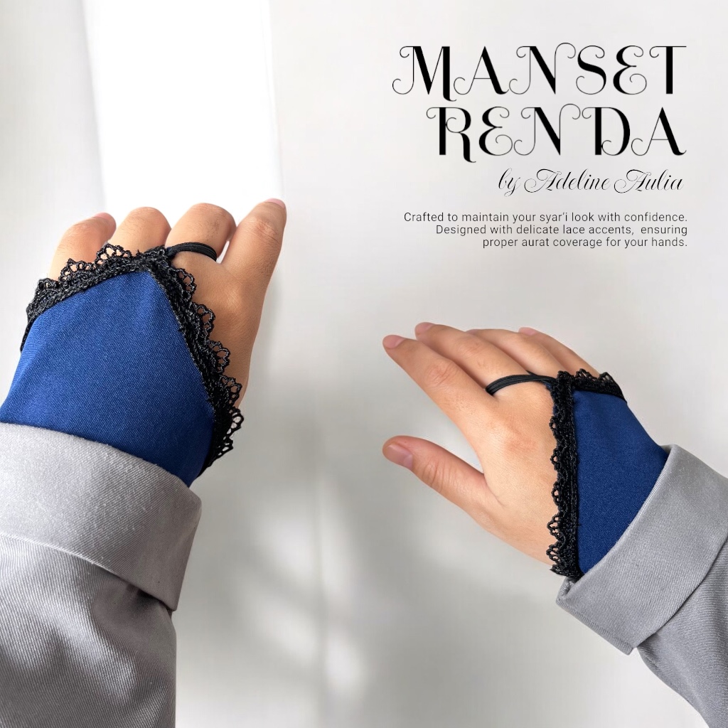 Manset Tangan Renda Handscok Lengan Panjang Wanita Premium