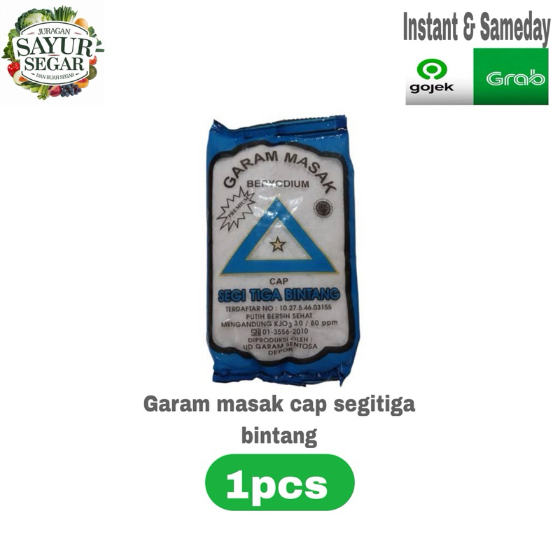 

Garam masak cap segitiga bintang kecil 1pcs