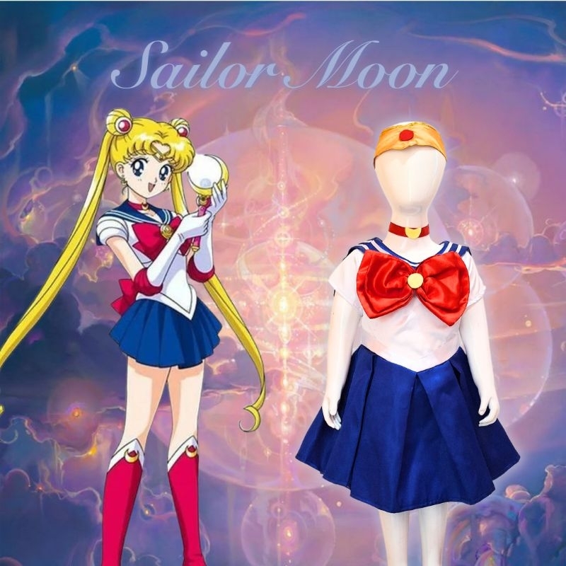 Kostum Sailor Moon untuk Anak dan Dewasa | Kostum Sailor Moon Warna Biru
