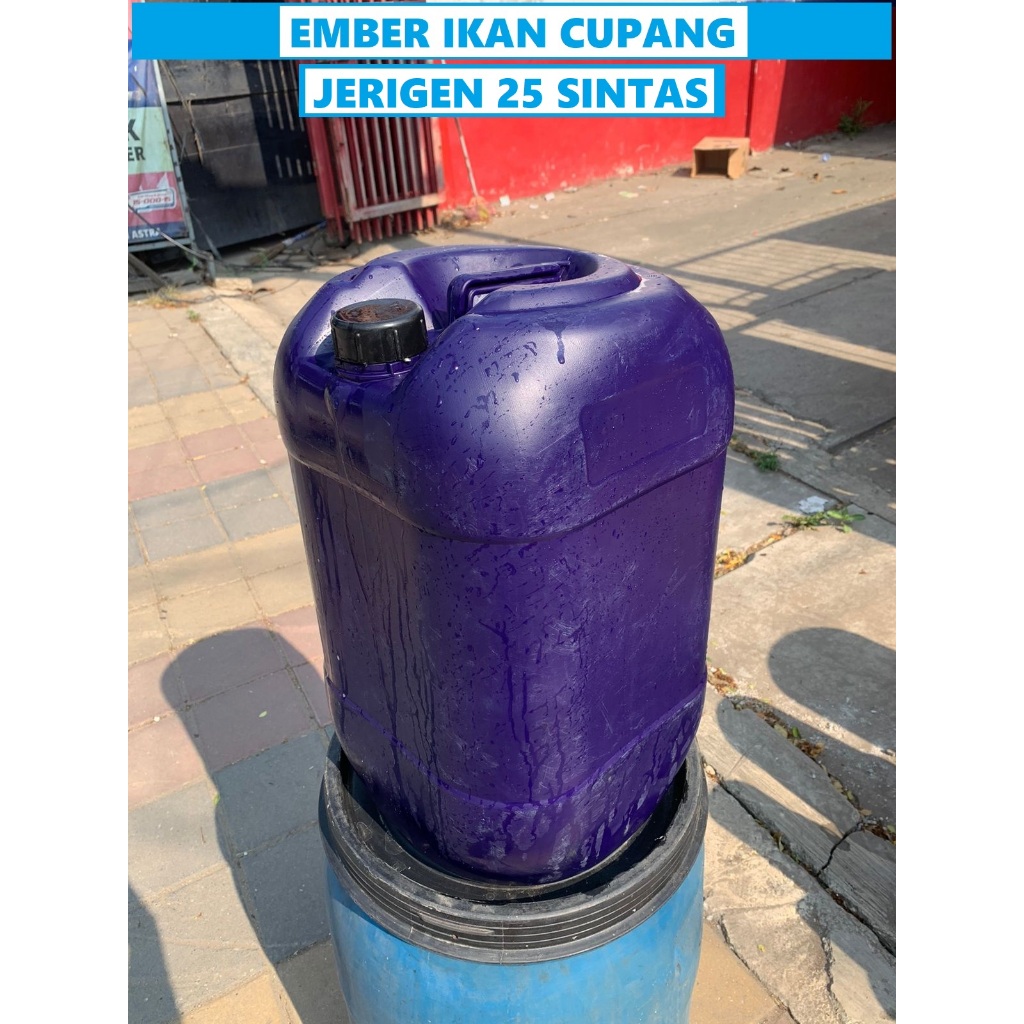 Jerigen/Jerigen Plastik 25L / Tong air/Tong Minyak/Dirigen/Jirigen