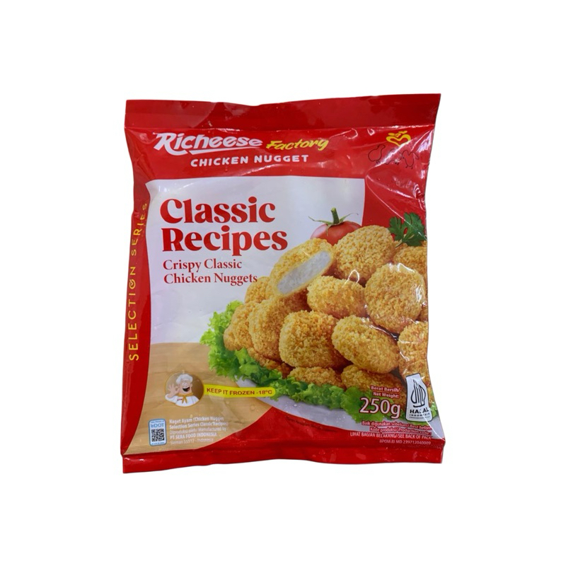 

RICHEESE NAGET CLASSIC RECIPES 250 GR