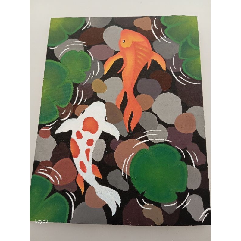 

Lukisan Canvas Ikan