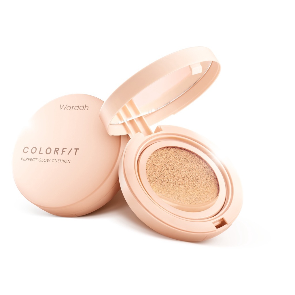 Wardah Colorfit Perfect Glow Cushion 23W Warm Ivory 15gr | Bedak Cushion