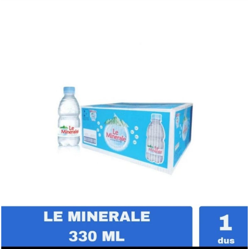 

le minerale 330 ml isi 24 pcs special ojek online