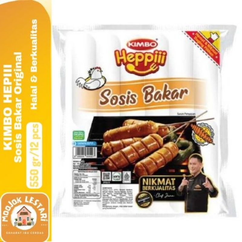 

kimbo sosis Sapi Bakar HEPIII ORI 550 gr Mini Isi 12