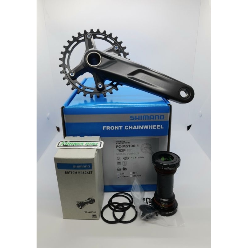 crank shimano deore single m5100 + bb shimano