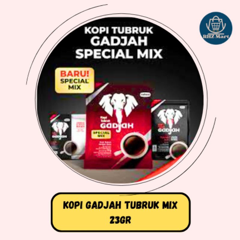 

KOPI GADJAH TUBRUK SPESIAL MIX 1 KARDUS ISI 12 RENTENG (10PCS/ RENTENG), HARGA MURAH!!....