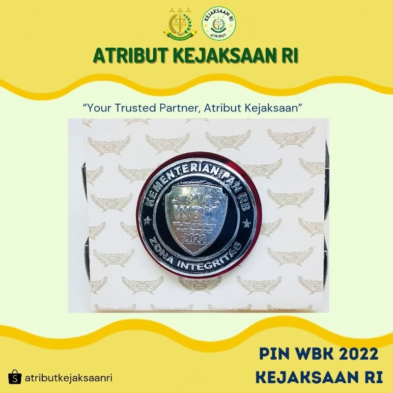 ATRIBUT KEJAKSAAN RI - PIN WBK 2022 KEJAKSAAN RI