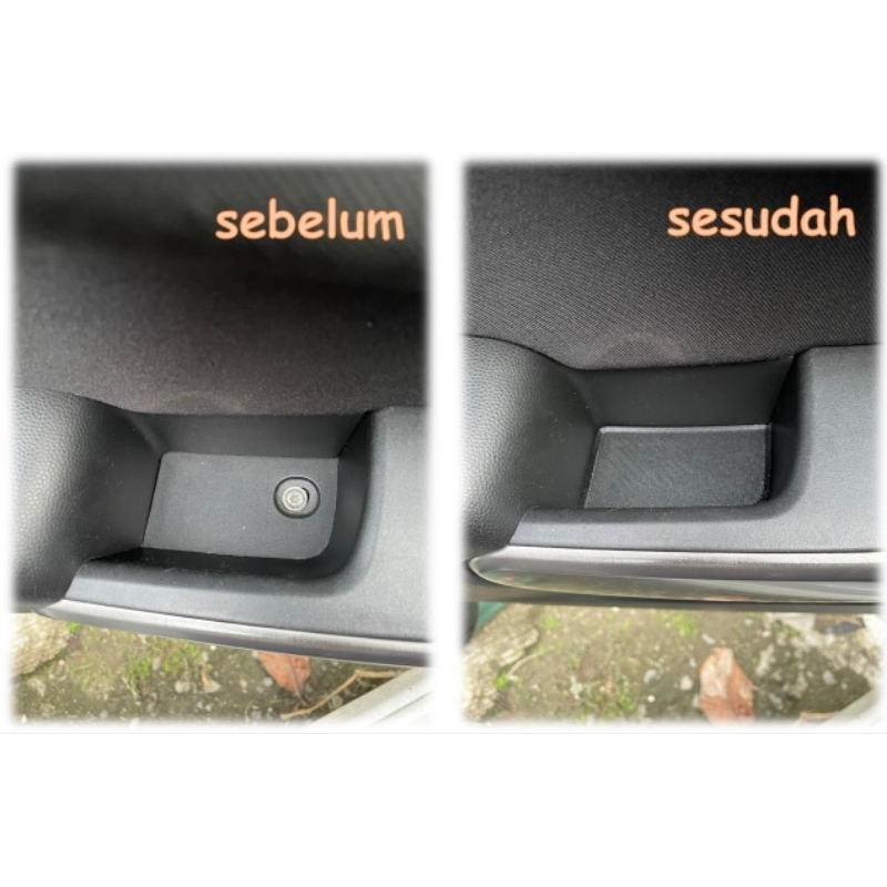 Cover Baut Doortrim Mazda 2 2009 - 2013 - Tutup Baut Handle Pintu Mobil Mazda 2 NSA