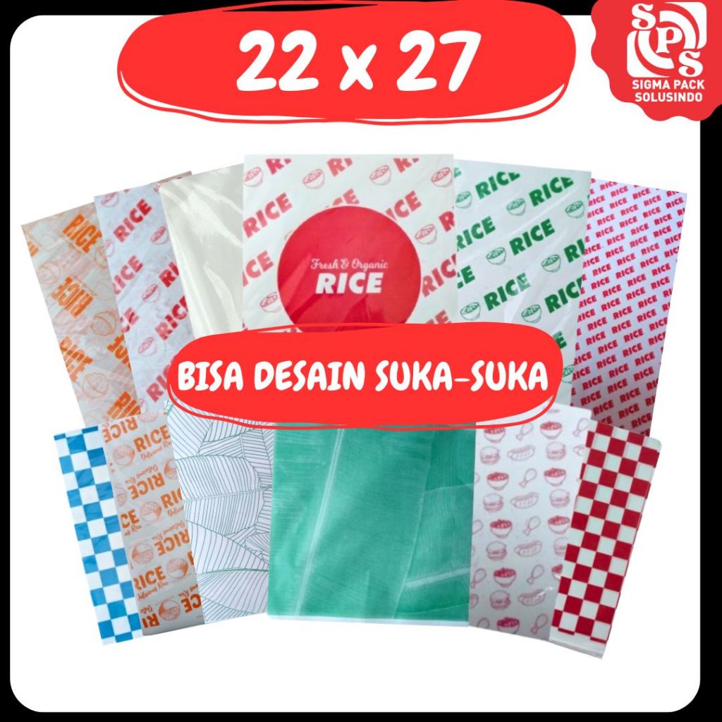 

Kertas Nasi Isi 500 22x27 Kebab | Paperwrap# Kertas Foodgrade_Paper Wrap Putih | Kertas Laminasi | Zigma Pack#