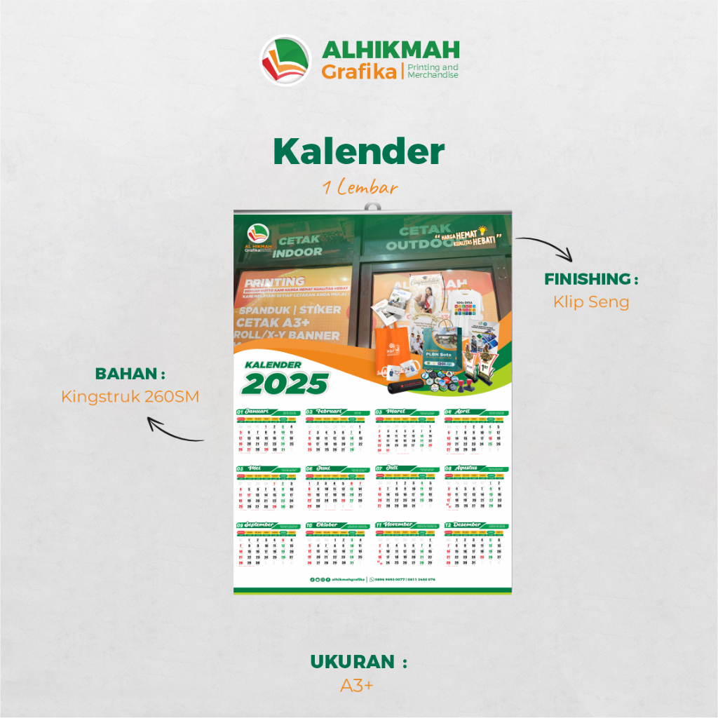 

Kalender Gantung - Kalender Duduk/Meja Custom Murah Makassar