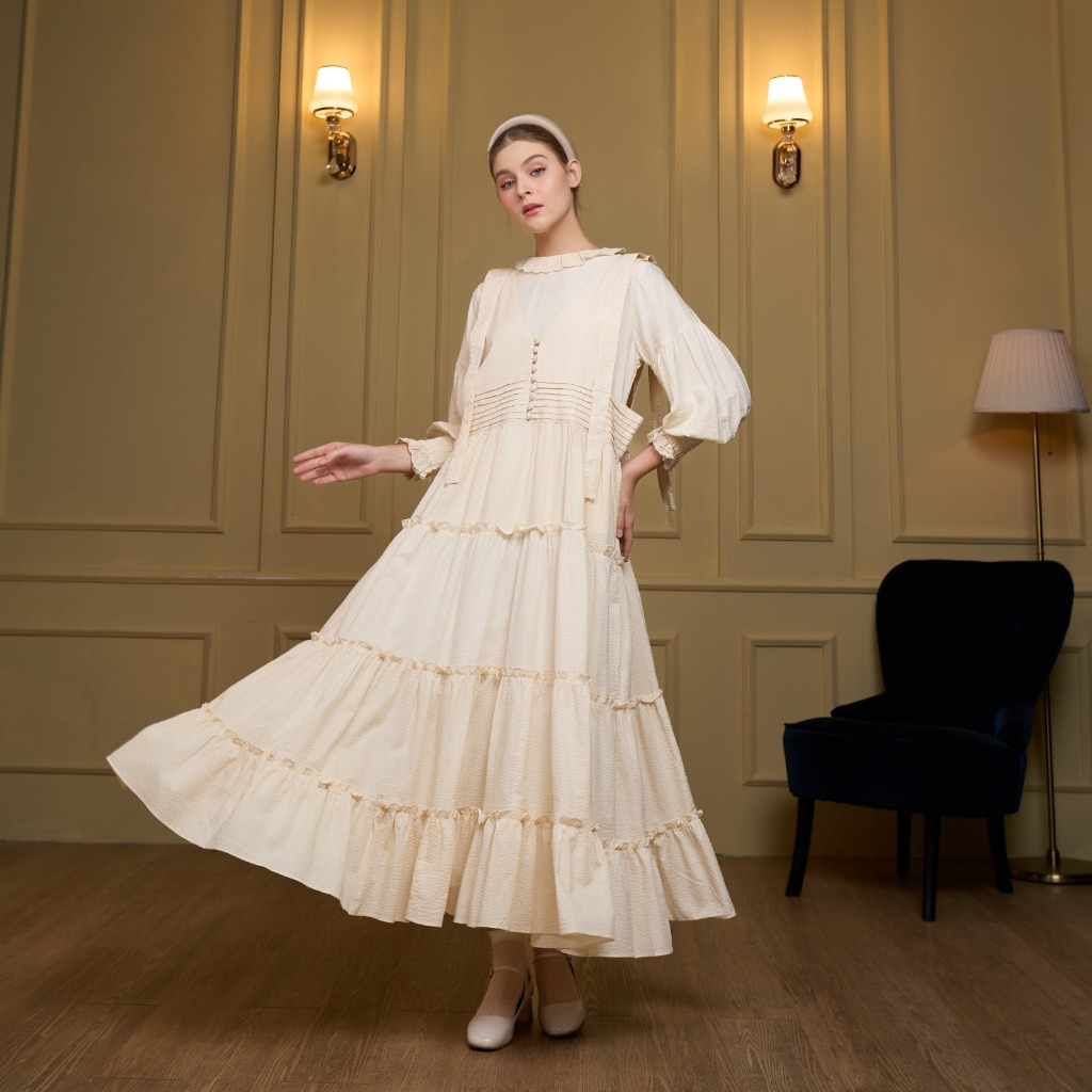 Sausan - Zibbie Overall Set Dress