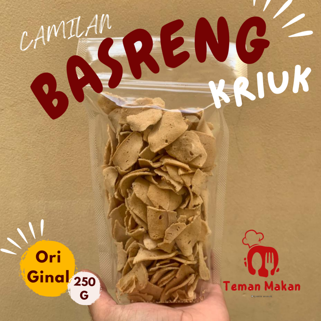 

[FREE PACKING KARDUS DAN BUBLE WRAP] Camilan Basreng Koin Pedas Original 100Grm 250Grm