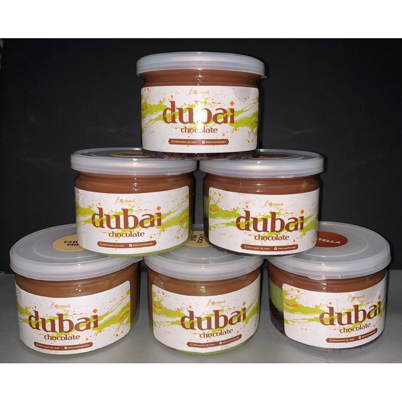 

READY MANADO Choco Dubai Kunafa Pistachio Milk Chocolate by Najla Viral