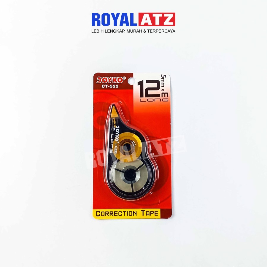 

Correction Tape / Tip Ex Kertas CT-522 Joyko