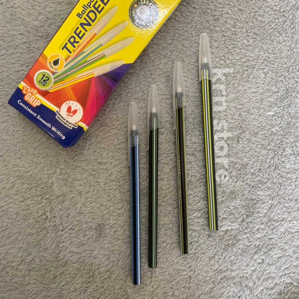 

GREEBEL Bolpoin Trendee//Bolpoin Trendee isi 12//Pulpen murah//Pulpen isi 12 Murah