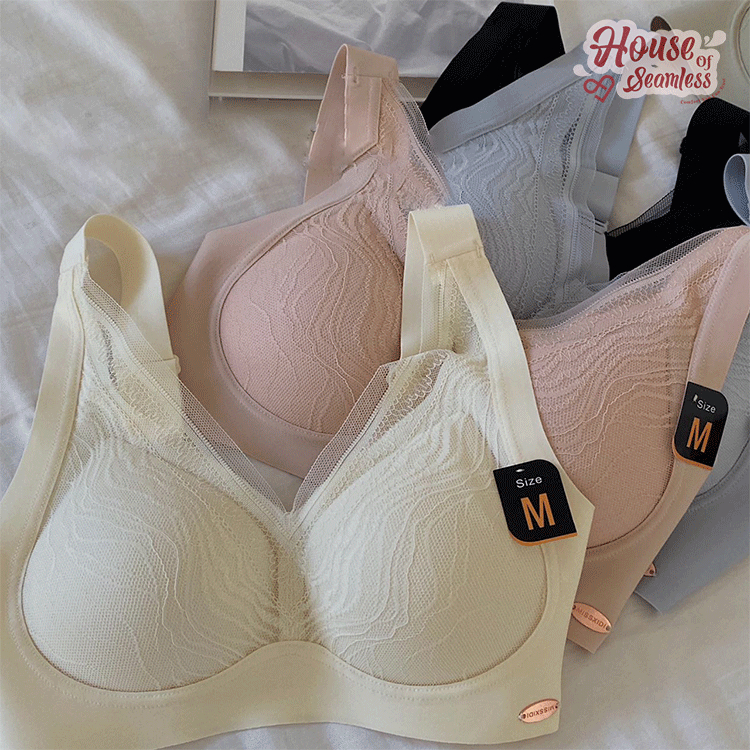 [2PCS] -3069- BRA SEAMLESS KAIT BELAKANG / BH TANPA KAWAT KAIT 4