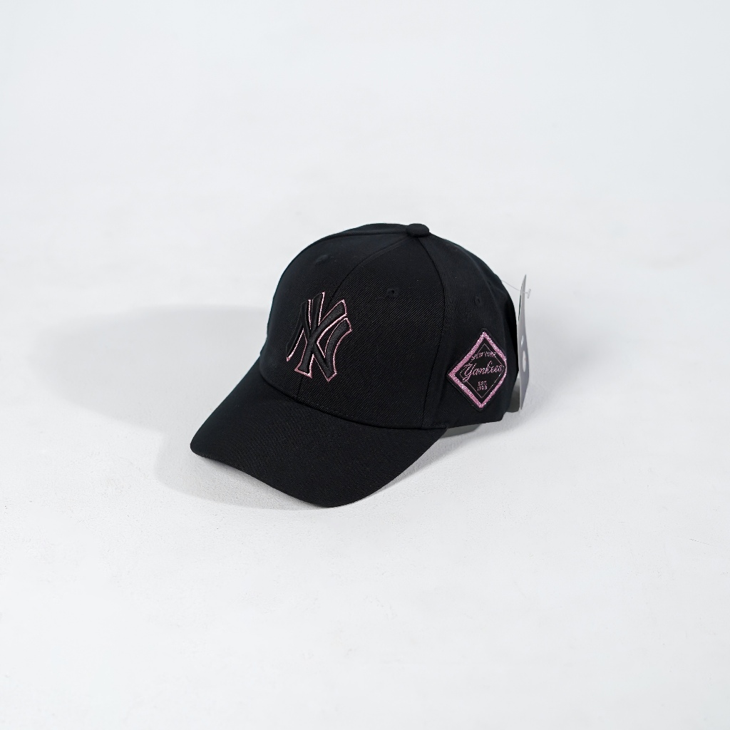 Topi MLB NY YANKEES OUTLINE ROSE GOLD BLACK CAP 100% ORIGINAL