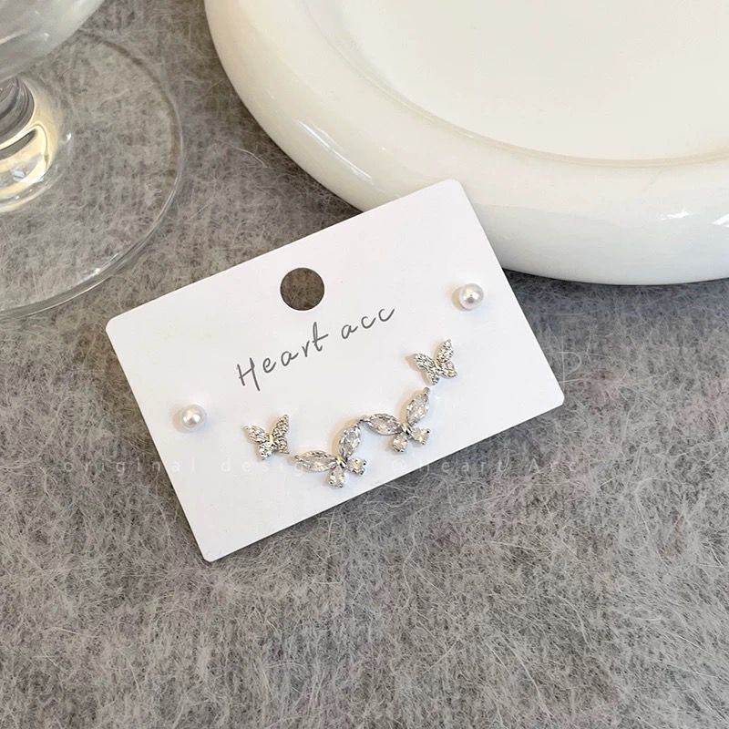 Anting Titanium Untuk Wanita Anting Tusuk Jepit Korea Anting Kecil Anting Lucu