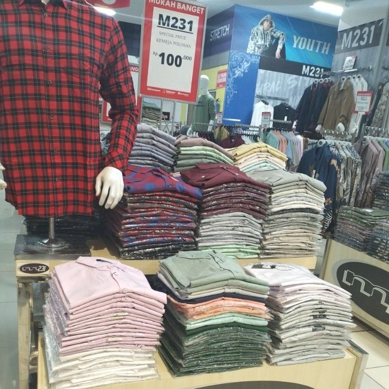 KEMEJA M231 POLOSAN DAN FLANEL