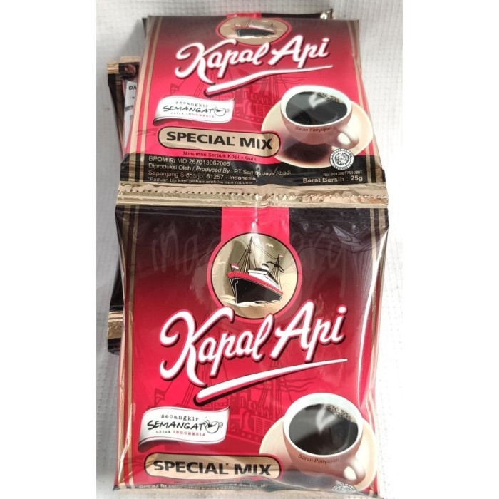 

Kopi Kapal Api special mix 23gr (10pcs)