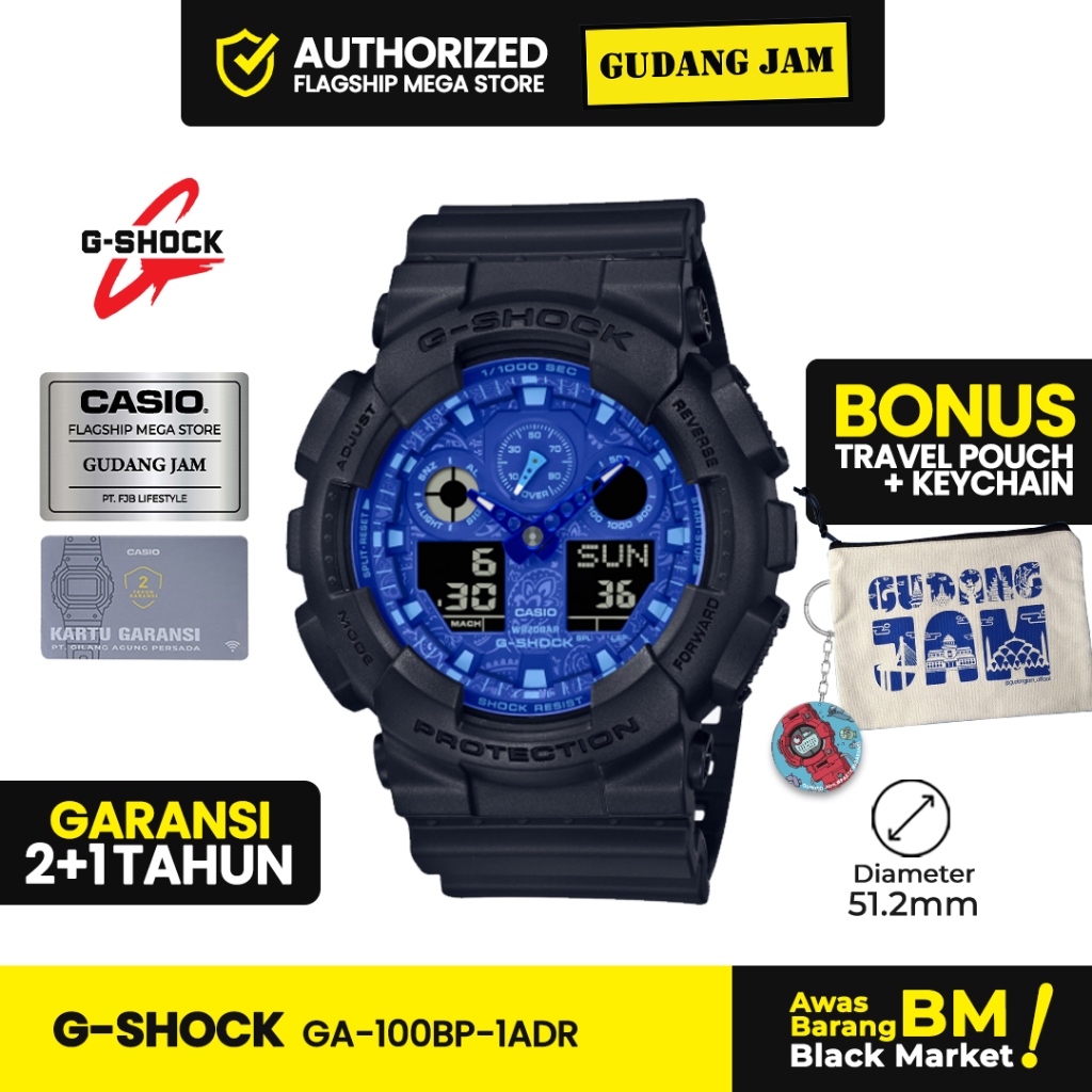 Jam Tangan G-Shock GA-100BP-1ADR GA-100BP GA-100 GA100BP GA 100BP