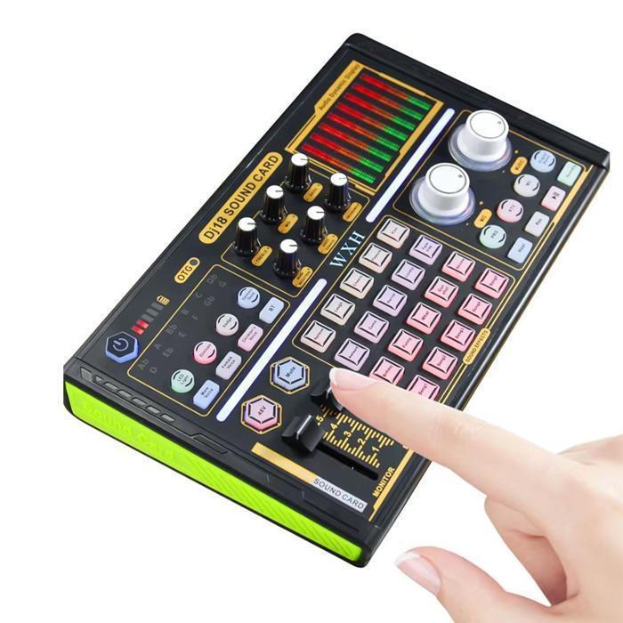 Soundcard DJ18 untuk Hiburan - Kualitas Suara Terbaik - Laptop Live Streaming