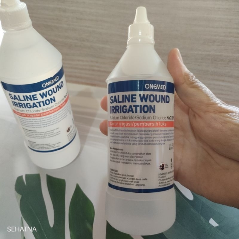 CAIRAN PEMBERSIH LUKA NACl 0,9% SALINE WOUND IRRIGATION 300ml Onemed