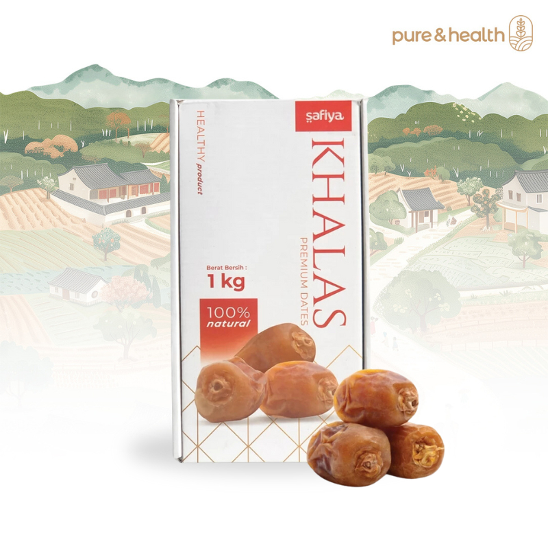 

RB Kurma Khalas Safiya 1 Kg Pure Dates Natural Super Food