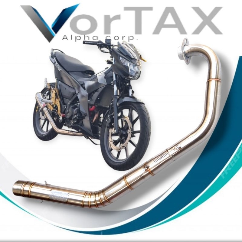 Pipa leher knalpot Satria fu karbu fu fi leheran knalpot satria 150 ORIGINAL Vortax