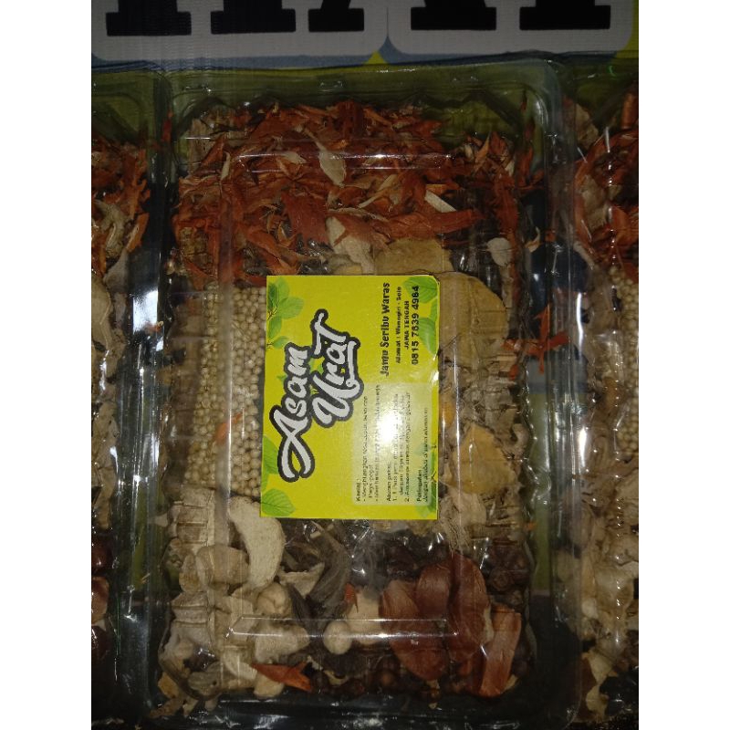 

Jamu rebusan Godokan ASAM URAT