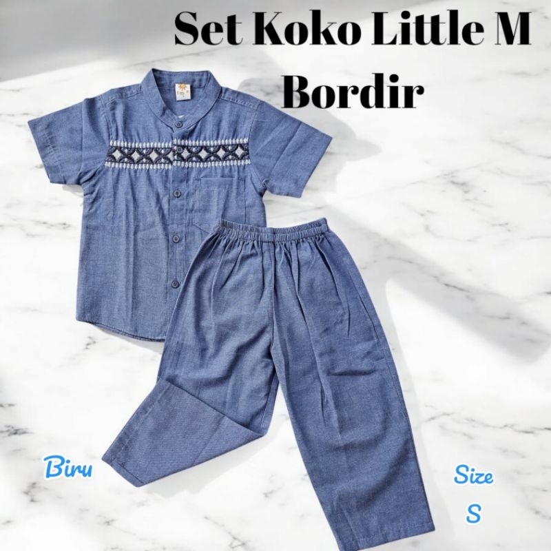 Setelan Koko Little M bordir