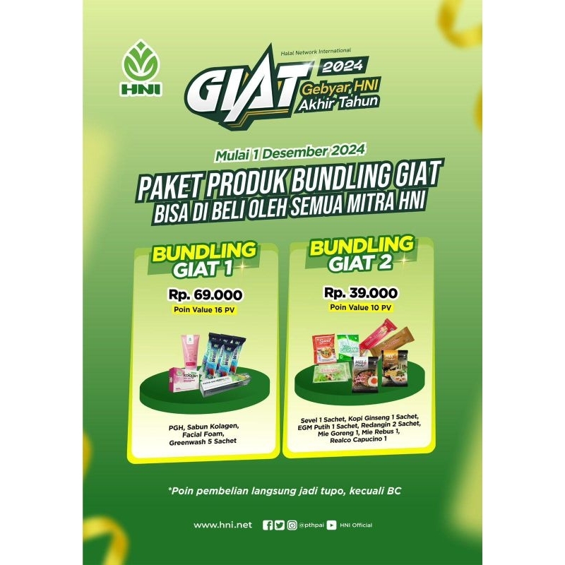 

Paket Produk Bundling Giat 1 dan 2 / Persediaan terbatas