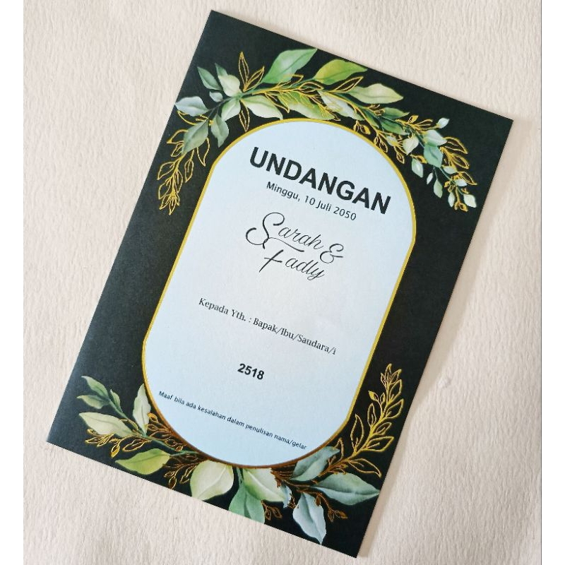 Undangan ERBA 2518 BACA DESKRIPSI