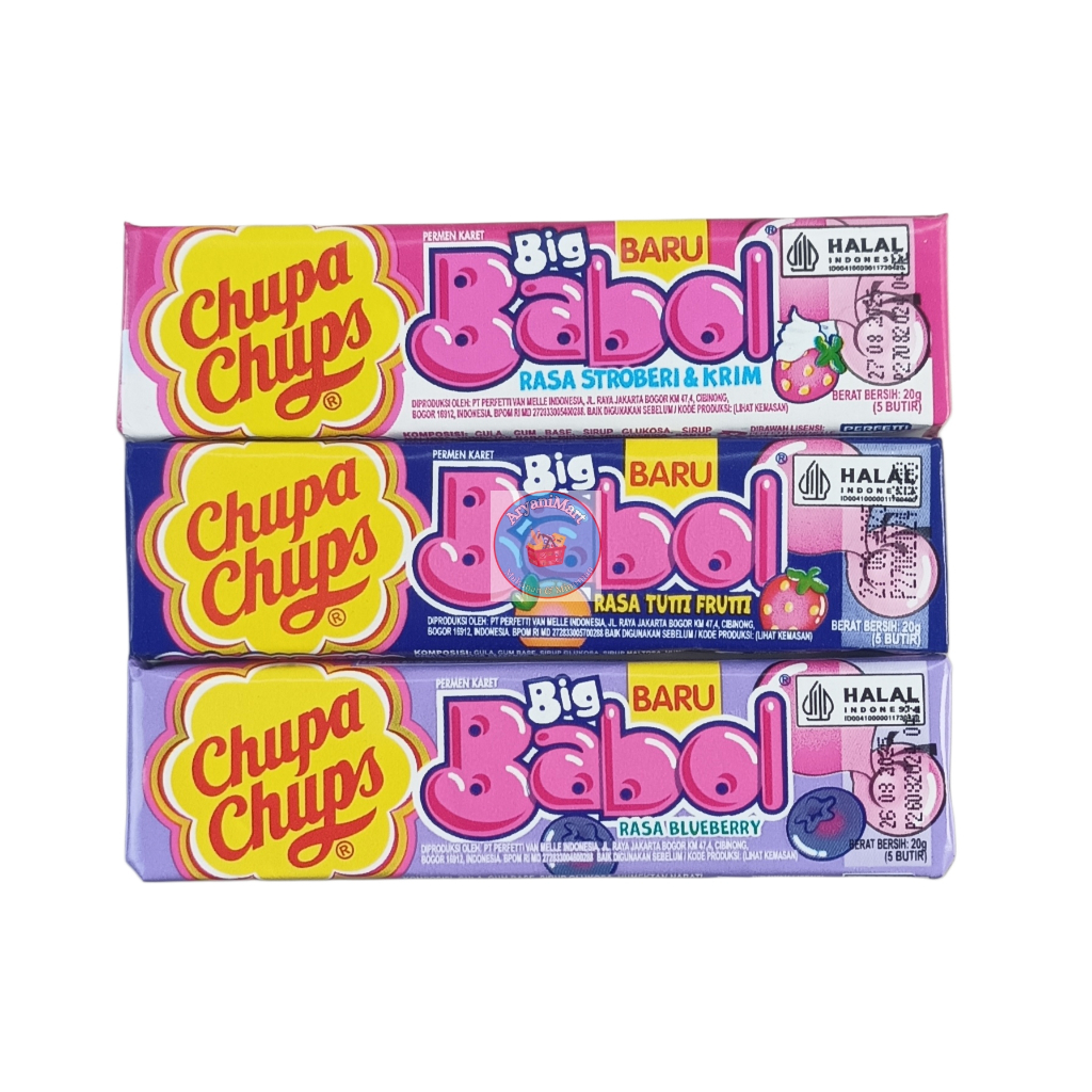 

Chupa Chups-BigBabol Stick Satuan Random Rasa 20gr