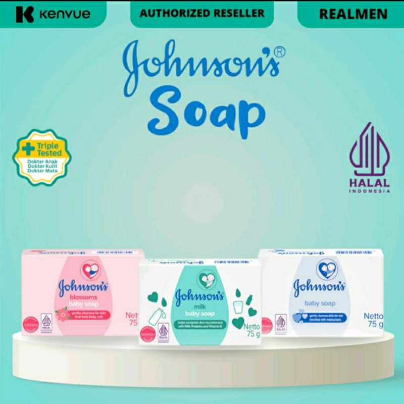 JOHNSON'S baby soap/sabun mandi batang bayi 75 gram