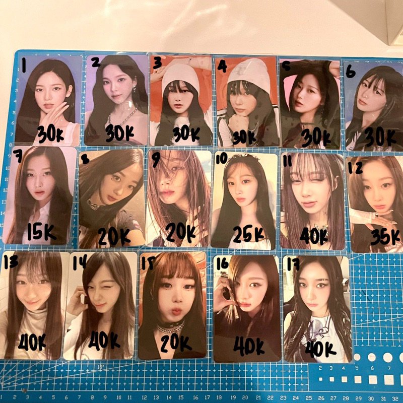 wts official aespa giselle winter polaroid photocard potd trading card random pc tc drama pob drama 