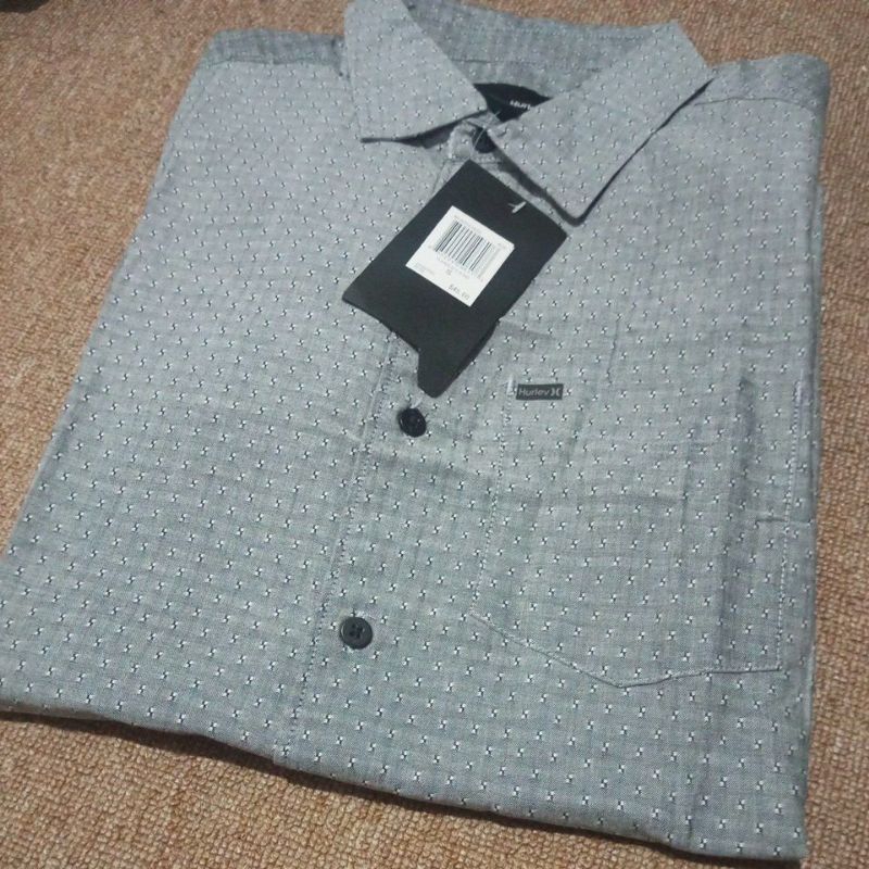 Kemeja Original Hurley grey