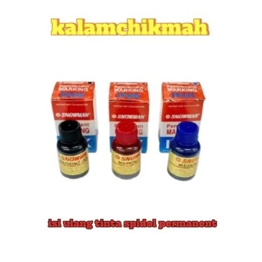 

TINTA ISI ULANG SPIDOL PERMANENT SNOWMAN