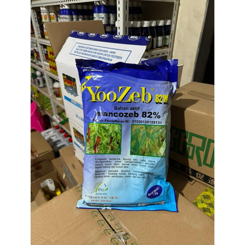 Fungisida YOOZEB Biru 82 WP 1kg Mankozeb Plus