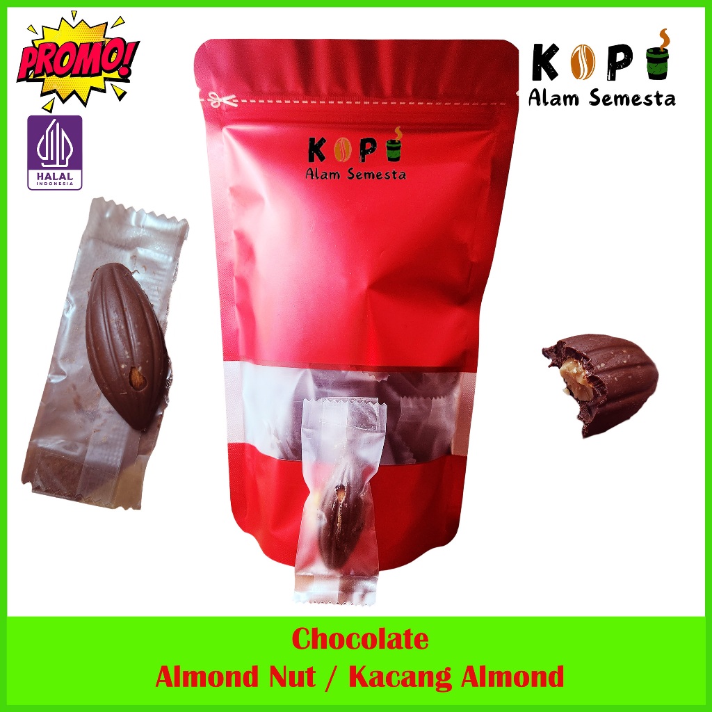 Cokelat Almond Nut / Cokelat Kacang Almond / Chocolate Almond Nut