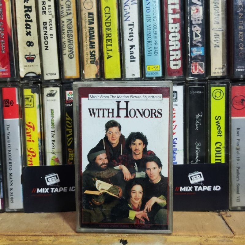 Kaset Pita - With Honors - Music From The Motion Picture Soundtrack - Kompilasi Barat - Radio Tape -
