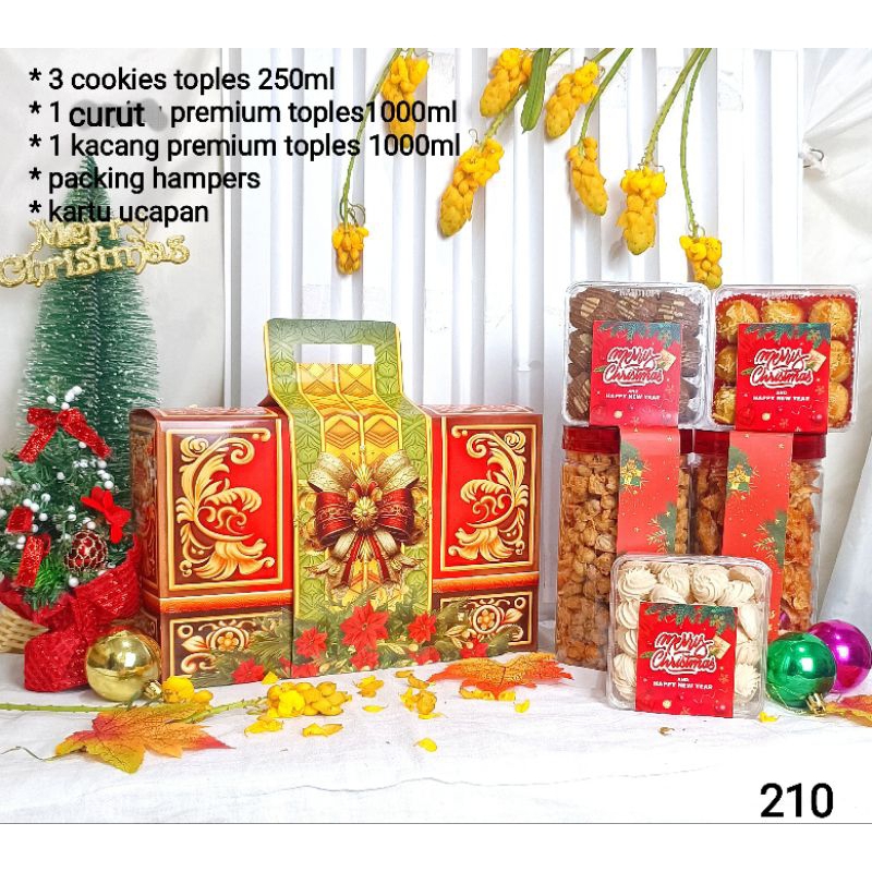 

Parcel makanan Natal / hampers Natal kue kering / bingkisan