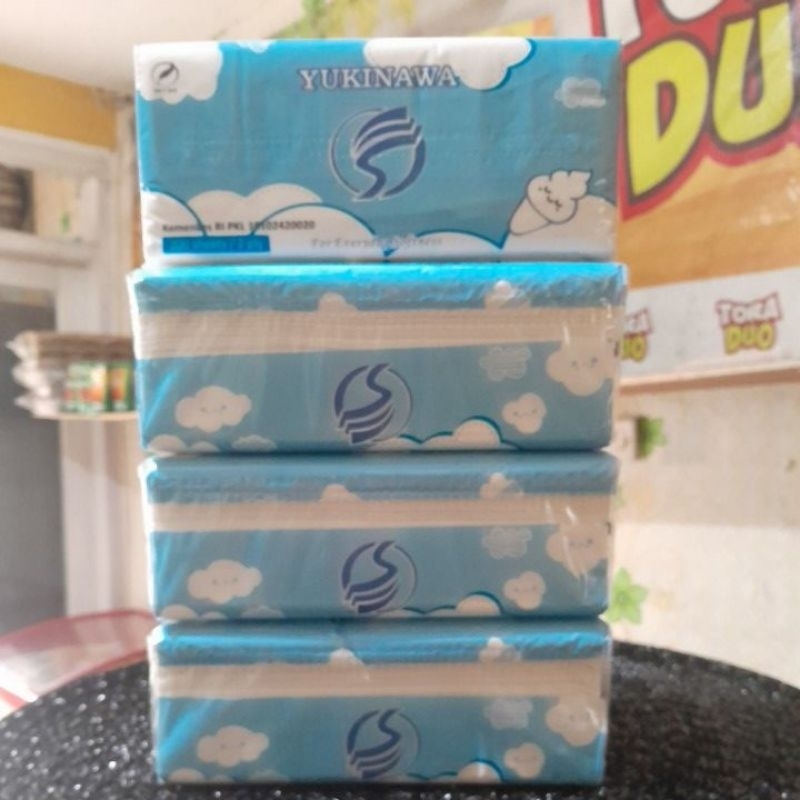 Tissue yukinawa 200sheet isi 4